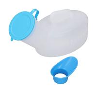 Pssopp Botella de Orina a Prueba de Derrames, Botella de Orina Portátil para Hombres y Mujeres, Urinario Fácil de Limpiar y a Prueba de Fugas para Viajes Uso Hospitalario (800ml Mujer)