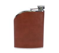 Pssopp Botella de Vino de Acero Inoxidable, Frascos a Prueba de Fugas, Ligero, Portátil, para Whisky, para Viajes Al Aire Libre, Camping, Botella de Vino de Acero Inoxidable, Capacidad de 240 Ml,