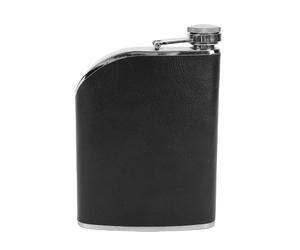 Pssopp Botella de Vino de Acero Inoxidable, Frascos a Prueba de Fugas, Ligero, Portátil, para Whisky, para Viajes Al Aire Libre, Camping, Botella de Vino de Acero Inoxidable, Capacidad de 240 Ml,