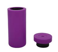 Pssopp Botella Exprimidora de Jabón de Silicona, Fácil de Rellenar, Anticaída, Dispensador de Jabón Suave Multifuncional para Lavavajillas, Botella Dividida para Baño y Cocina (Purple)