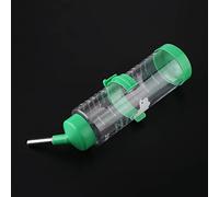 Pssopp Botella para Beber para Hámster, Dispensador Automático Antigoteo de Acero Inoxidable, Botella de Agua Colgante de 250 Ml para Mascotas Pequeñas como Hámsteres y Ardillas