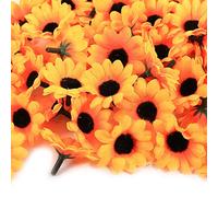 Pssopp Cabezas de Gerbera Margarita Artificiales, 100 Unidades 1.57