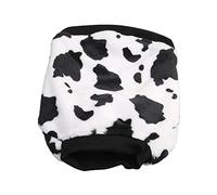 Pssopp Cabillo Caliente de Algodón para Perros, Ropa de Cachorro Suave con Patrón de Leche, Ropa de Invierno Cálida y Elegante para Razas Pequeñas como Teddy y Chihuahua (S)