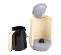 Pssopp Cafeteras Eléctrica de 400 W, Tetera con Taza para el Hogar, Oficina, Dormitorio de Viaje, Turca, Turca (YELLOW)