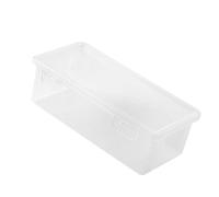 Pssopp Caja de Almacenamiento de Lápiz, Diseño Gran Capacidad, Material Transparente, Tamaño Portátil, Adecuado para la Oficina la Escuela en Casa