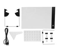 Pssopp Caja de Luz LED para Pintura de Diamantes Tablero de Dibujo de Plexiglás Ultrafino con Respaldo Antideslizante Brillo Ajustable para Animación de Pintura de Caligrafía 8.5 X 13.1