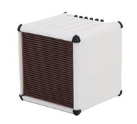 Pssopp Caja de Soporte de Selección de Guitarra, Material de PLA Resistente con Elegante Diseño de Amplificador, Organizador Compacto para Guitarristas y Entusiastas de la Música (B blanco)