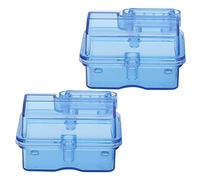 Pssopp Caja Receptora de Accesorios para Modelo de Automóvil, Protector ESC Caja Transparente para Automóvil RC Barco con Tornillos de Montaje Fácil Instalación Receptor a Prueba de Agua Receptora RC