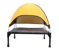 Pssopp Cama Elevada para Perros Al Aire Libre, Camas Cunas para Perros Cama para Mascotas Tienda de Campaña Refrescante con Dosel para Mascotas Actividades Al Aire Libre Uso Elevada para, Exterior