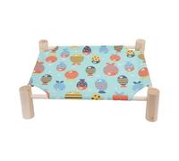 Pssopp Cama Elevada para Perros, Camas, Cuna Refrescante para Mascotas, Animales Pequeños, Hogar, Cama Elevada para Perros Al Aire Libre, Lavable Extraíble para Al Aire Libre Nan (Tipo 2)