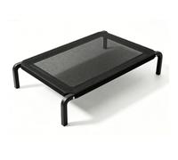 Pssopp Cama Elevada Refrescante para Perros, Cuna Elevada de Malla para Mascotas de 25 Pulgadas con Pies Antideslizantes, Diseño Lavable y Transpirable para Patio Caluroso (Pequeño 73,5×51,5×15 cm)