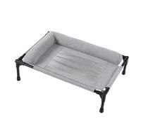 Pssopp Cama para Necesidades Diarias para Perros, Cuna Elevada Transpirable para Perros Cama para Mascotas de Malla Elevada con Almohada Reforzada para Mascotas Pequeñas y Medianas de hasta 15 Kg
