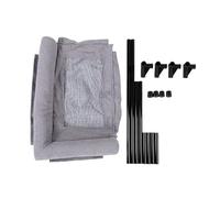 Pssopp Cama para Perros Elevada de Enfriamiento, 83 × 63 CM Tela Cama para Perros Transpirable para Exteriores Cuna Elevada para Mascotas a Prueba (83 * 63CM)
