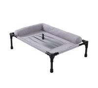 Pssopp Cama para Perros para Necesidades Diarias, 83 × 63 CM Tela Cama para Perros Transpirable para Exteriores A Prueba de Mordeduras Cuna Elevada para Mascotas para Viajes en Interiores Camping