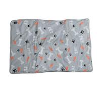 Pssopp Cama Portátil para Perros y Gatos, Estera de Felpa Plegable Cálida y Gruesa, Multifuncional para Acampar Al Aire Libre, Césped, Suelo del Hogar