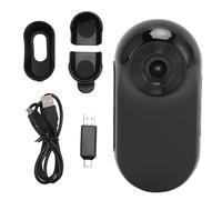 Pssopp Cámara de Collar para Mascotas, Mini Acción Multifuncional con Lente Gran Angular 1080P y 120 Grados Gatos, Perros, Actividades Al Aire Libre (Black)