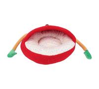 Pssopp Camas y Muebles para Gatos Cueva para Gatos con Capucha, Escondite Redondo Calmante, Cama para Cachorros y Gatitos para de Interior, Cachorro, Gatito, Otoño e Invierno, Linda Casa para