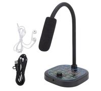 Pssopp Cambiador de Voz con 16 Efectos de Sonido, Micrófono de Mano, Modulador de Voz, Conjunto de Grabación de Juegos para Teléfono Inteligente, PC, Juegos, Grabación de Música