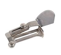 Pssopp Carpeta de Costura Plana Acero Inoxidable 10 Tamaños Inoxidable, Pie Dobladillo Enrollado Ajustable para la Máquina Coser Industrial el hogar. Un Buen Accesorios