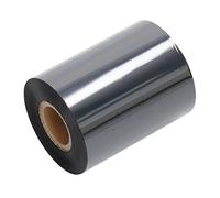 Pssopp Cartucho de Tóner/Cartucho de Tinta/Cinta Cera Mejorada de Resina Premium 110 Mm X 300 M Negro para Códigos de Barras Giratorios TSC Texto Claro Impresión de Alta Densidad Cinta de (80mm*300m)