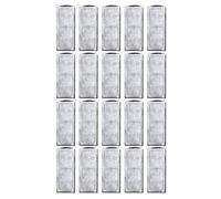 Pssopp Cartuchos de Filtro para Acuarios, 20 Unidades, Carbón de 4 Etapas