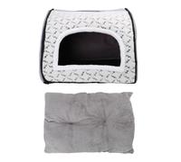 Pssopp Casa de Cama para Tienda de Campaña para Gatos, para Todas Las Estaciones, Universal, Cálida, para Dormir, Casa Cueva, Cama Mullida para Mascotas para el Hogar, Gatitos de