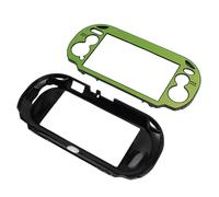Pssopp Case de Cobertura Protectora de Metal para PS Vita 1000 1000 Vita con Acabado Cepillado Rendíjate de Aleación de Aluminio Resistente Instalación Fácil (Green)