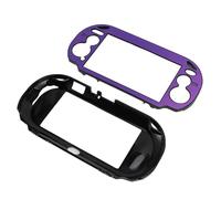 Pssopp Case de Cobertura Protectora de Metal para PS Vita 1000 1000 Vita con Acabado Cepillado Rendíjate de Aleación de Aluminio Resistente Instalación Fácil (Purple)