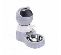 Pssopp Cat Essentials Dispensador de Comida para Mascotas de Gran Capacidad, 11.8 X 5.5 X 11.8 Pulgadas, Bebedero para Perros con Rompecabezas Interactivo para el Hogar, Tienda de Mascotas,