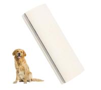 Pssopp Cepillo de Aseo para Mascotas, Madera de Caucho, Cepillo para Perros sin Dolor para Quitar Pelo Corto y Largo, Perros, Gatos, Herramienta Ergonómica para Quitar el Pelo de (White)