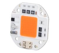 Pssopp Chip de Luz LED COB para Cultivo, Lámpara de Alta Potencia de Espectro Completo de 380-800NM con Base de Aluminio de 220V para Plantas Hidropónicas, Invernadero, Bricolaje (100W)