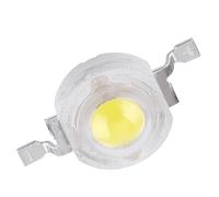 Pssopp Chip LED de Aluminio de 1 W, Cuentas de Lámpara LED SMD, 50 Piezas, Blanco Cálido o Blanco Frío, 3,0 a 3,6 V, 120 Grados, 50000 Horas, Fuente de Luz para el Hogar, Estudio, Exposición,
