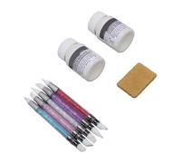 Pssopp Cinta Líquida Blanca para Enmascarar Gouache de Caligrafía, 2 X 60 Ml, de Secado Rápido, Fácil de Pelar, Bordes Transparentes que Evitan Manchas para Pintura de Acuarela, Suministros de Arte