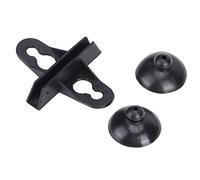 Pssopp Clamp/Holder de Separación para Acuario, Soporte Divisor de Ventosa para Peces de PVC con 80 Ventosas para Cría de Peces, Fácil Instalación para Peceras (Black)