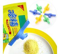 Pssopp Clips de Sellado de Bolsas de Comida Fresca, Diseño Conveniente de Boquilla, Almacenamiento Versátil de Refrigerio, Fácil de Usar, Corte Preciso, Sellado de Bolsas de Alimentos, Cierre de de