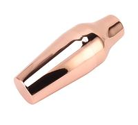 Pssopp Coctelera de Acero Inoxidable, Juego de Coctelera Boston de 2 Piezas, 18 Oz, 28 Oz con Colador Incorporado para Bar y Bar en Casa (Oro rosa)