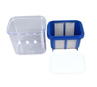 Pssopp Colador de Yogur, Filtro de Yogur de 1100 Ml con Bolsa de Malla Fina para Griego Espeso Casero, Leche, Jugo, Batidos, Hecho de Resina AS y Acero Inoxidable