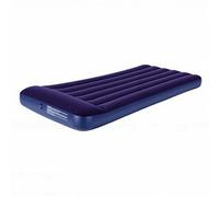 Pssopp Colchón de Aire Cama Inflable de PVC Flocado Queen Cama de Aire Elevada de 9,8 Pulgadas con Almohada Incorporada Almohadilla para Dormir Portátil Impermeable para Acampar, Viajar, Invitados a