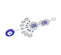 Pssopp Colgante de Mal de Ojo, Adorno Colgante de Coche de Aleación Colorida para Decoración del Hogar de Buena Suerte y único para Amigos y Familiares (Redondo)