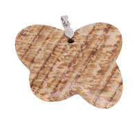 Pssopp Colgante de Piedra de Cristal, Cristales Curativos, Pieza de Decoración Versátil Exterior, Colgante en Forma de Ala de Energía, Adorno para Hacer Joyas de Piedra de Cristal, Pulida Tallada a