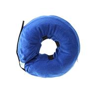 Pssopp Collar de Bisagra de Perros Inflable Cuello Protector Suave para Collar de Perros Después del Nacimiento para Picazón, Material de PVC para y Gatos (Blue)