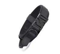 Pssopp Collar de de Entrenamiento Militar, Collar de Ajustable de Nailon Táctico con Esquinas Redondeadas para Perros Medianos y Grandes (Largo (42 cm-54 cm))