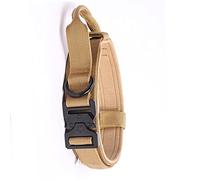 Pssopp Collar de de Entrenamiento Militar, Collar de Ajustable de Nailon Táctico con Esquinas Redondeadas para Perros Medianos y Grandes (Largo (42 cm-54 cm))
