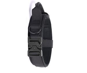 Pssopp Collar de de Entrenamiento Militar, Collar de Ajustable de Nailon Táctico con Esquinas Redondeadas para Perros Medianos y Grandes (M(36cm-48cm))