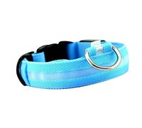 Pssopp Collar de LED, Recargable por USB, Resistente Al Agua, con 3 Modos de Luz, Parpadeo Rápido, Flash Continuo para Perros Pequeños, Medianos y Grandes