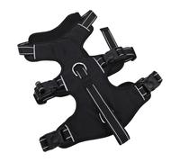 Pssopp Collares para Perros Correas Hebilla Sin Tirar Malla Transpirable con Doble Hebilla Arnés Correa Conjunto para Caminar Entrenamiento Chaleco para Perros Arnés, Chaleco para Mascotas de Doble