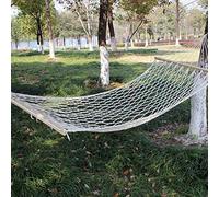 Pssopp Columpio de Jardín, Hamaca de Malla Portátil, Gran Capacidad de Carga de 120 Kg, Ideal para Relajarse Al Aire Libre y Acampar