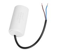Pssopp Condensador CBB60 250VAC 50 60Hz, Condensador de Funcionamiento del Motor de Película de Polipropileno Metalizado 120uF con Cable, Diseño a Prueba de Explosiones de Baja Fuga para Motor de