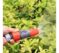 Pssopp Conector de Plástico para Grifo de Manguera de Jardín, Adaptador de Tubería de Agua Duradero con Flujo Ajustable y Diseño Antideslizante para Lavado de Coches