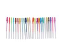 Pssopp Conjunto de Bolígrafo de 24 Colores 3D, Marcadores de Tinta de Color de Esbozos de Punta Fina para Artesanías de Graffiti de Arte Haciendo Dibujo de Papel
